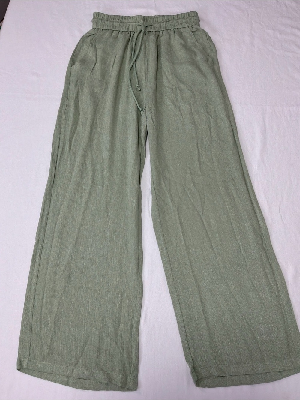 HALARA Sage Green Elastic Waist Lounge Pants